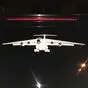Наклейка «Самолет И...N-76 - виниловая плёнка белого цвета.
