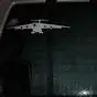 Наклейка «Самолет И...N-76 - белый винил
