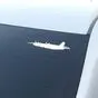 Наклейка «Самолет Ан-26» - виниловая плёнка белого цвета
