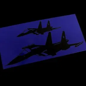 Наклейка «Истребитель-бомбардировщик Sу-34»