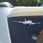 Наклейка «Пассажирский самолет Боинг737_800». Магазин На-Лепи.ру.