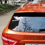 Наклейка «Истребитель Sу-27 ВВС РФ» - светоотражающая плёнка белого цвета